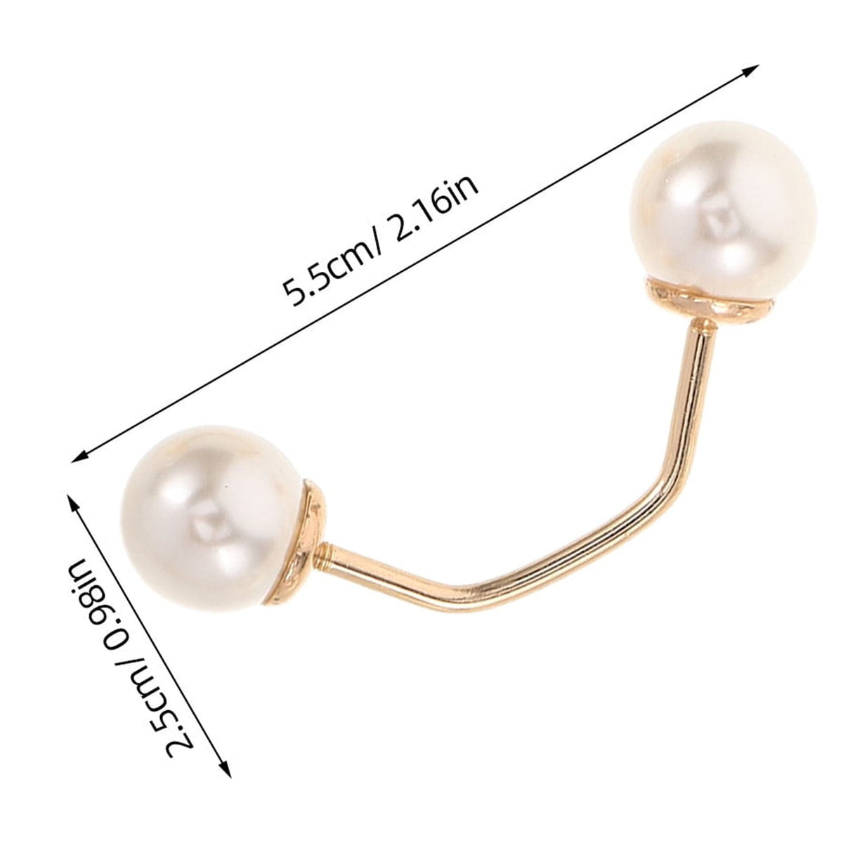 5pcs No Sew Chest Brooch Set with Multi Artificial , Anti Exposure Decorative Pins for Women Shirts