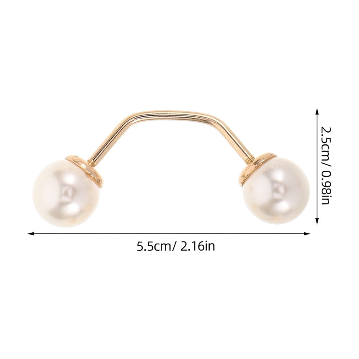 5pcs No Sew Chest Brooch Set with Multi Artificial , Anti Exposure Decorative Pins for Women Shirts
