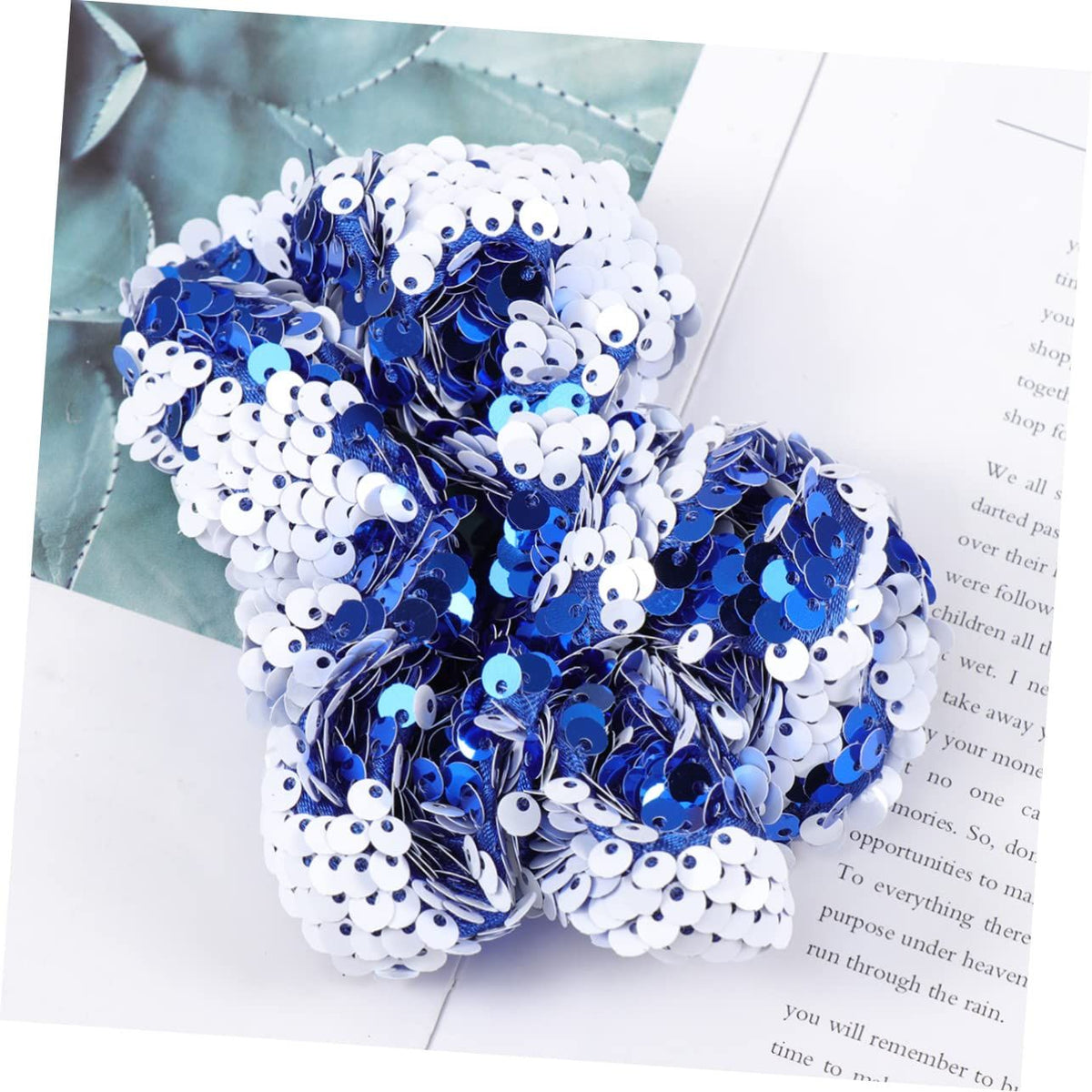 Scrunchies for Hair Christmas Bobbles Hair Bands Christmas Hair Accessories Ties for Men Satin Hair Scrunchies Santa Tie Sequin
