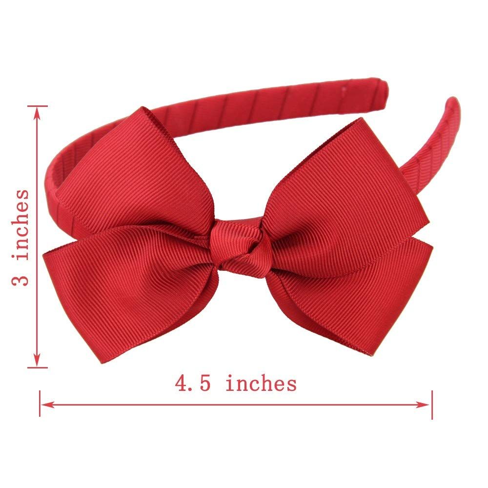 Christmas red bow headband, bow headband hair accessories, Christmas decorations, headwear, party supplies