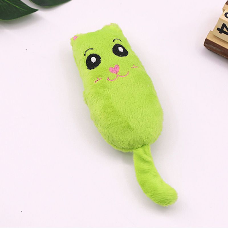 3Pcs Catnip Toy, Cat Chew Toy Bite Resistant Catnip Toys for Cats,Catnip Filled Cartoon Mice Cat Teething Chew Toy