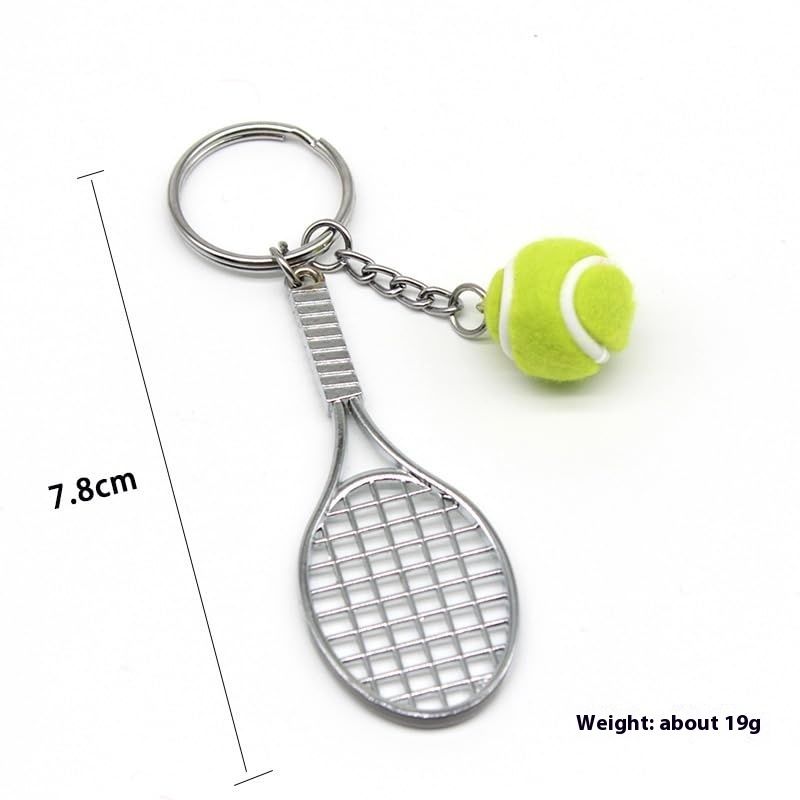 Mini Cute Soccer Keychain Bowling Keychain Tennis Keychain Baseball Keychain for Men Women Boys Girls Gifts