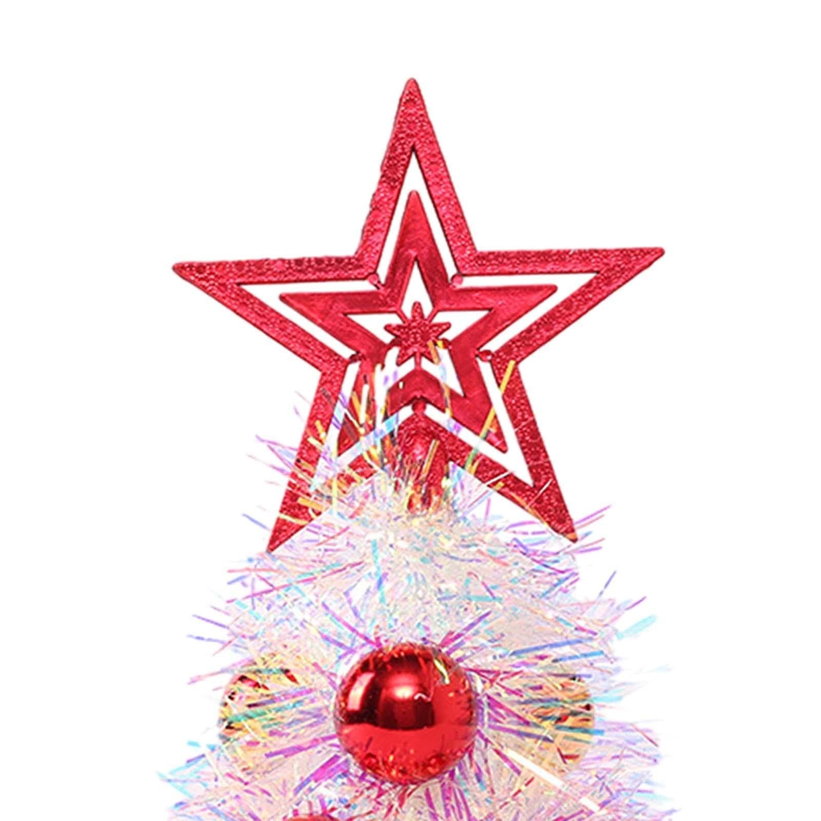 Tabletop Christmas Tree Mini Christmas Tree Christmas Ornament Crafts for Living Room Desktop Bedroom Holiday Home Decor