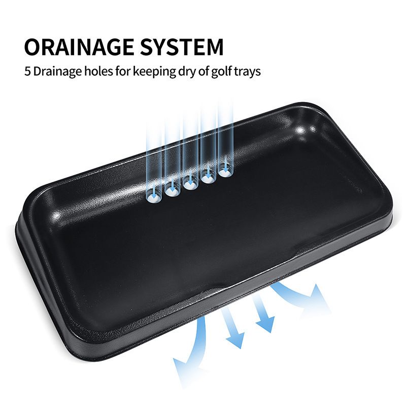 Golf Ball Trays Large Golf Ball Holder Golf Ball Containers with 62 Pieces Golf Practice Balls for Range Practice and Home