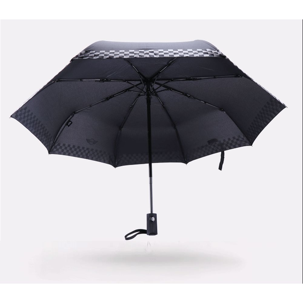 Portable Automatic Folding Umbrella Checkered Umbrellas Windproof Travel Umbrella - Compact Double Vented Folding Umbrella /Auto
