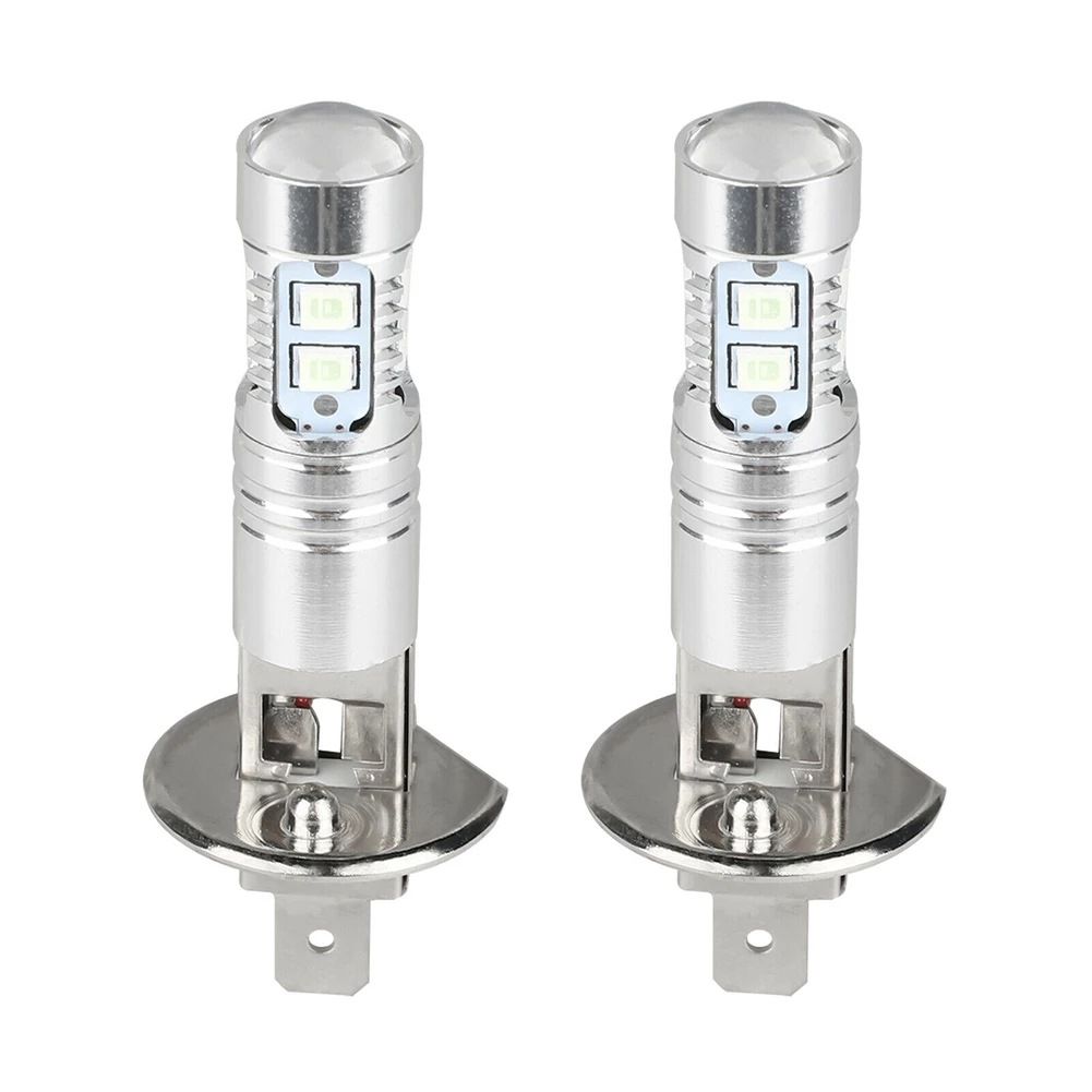 Car LED Fog Light H1 100W Anti-Fog Light White Light H1 LED Headlight Bulb for Cars, Trucks Fog Lights, 4-Pack