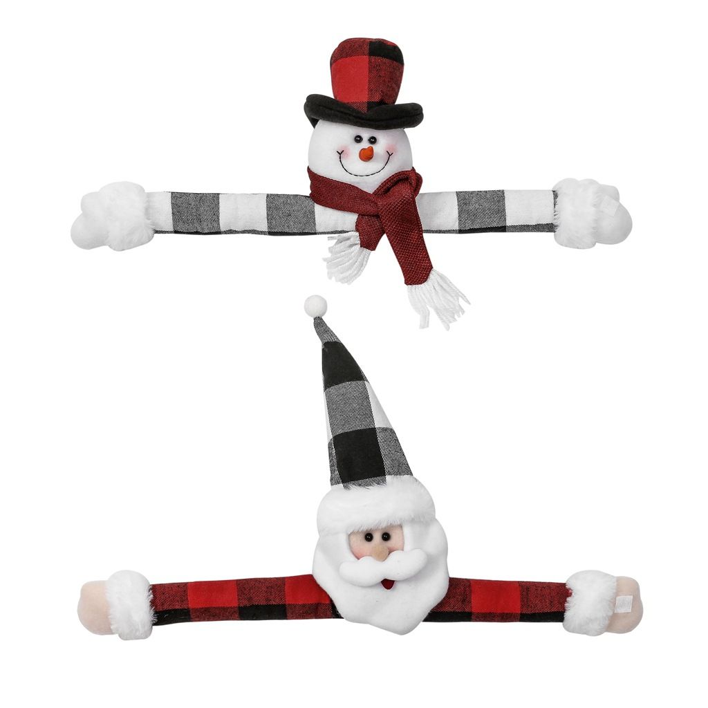 2pcs Curtain Buckle Plush Doll Christmas Curtains Christmas Dolls Decorations Christmas Gnomes Decorations for Home