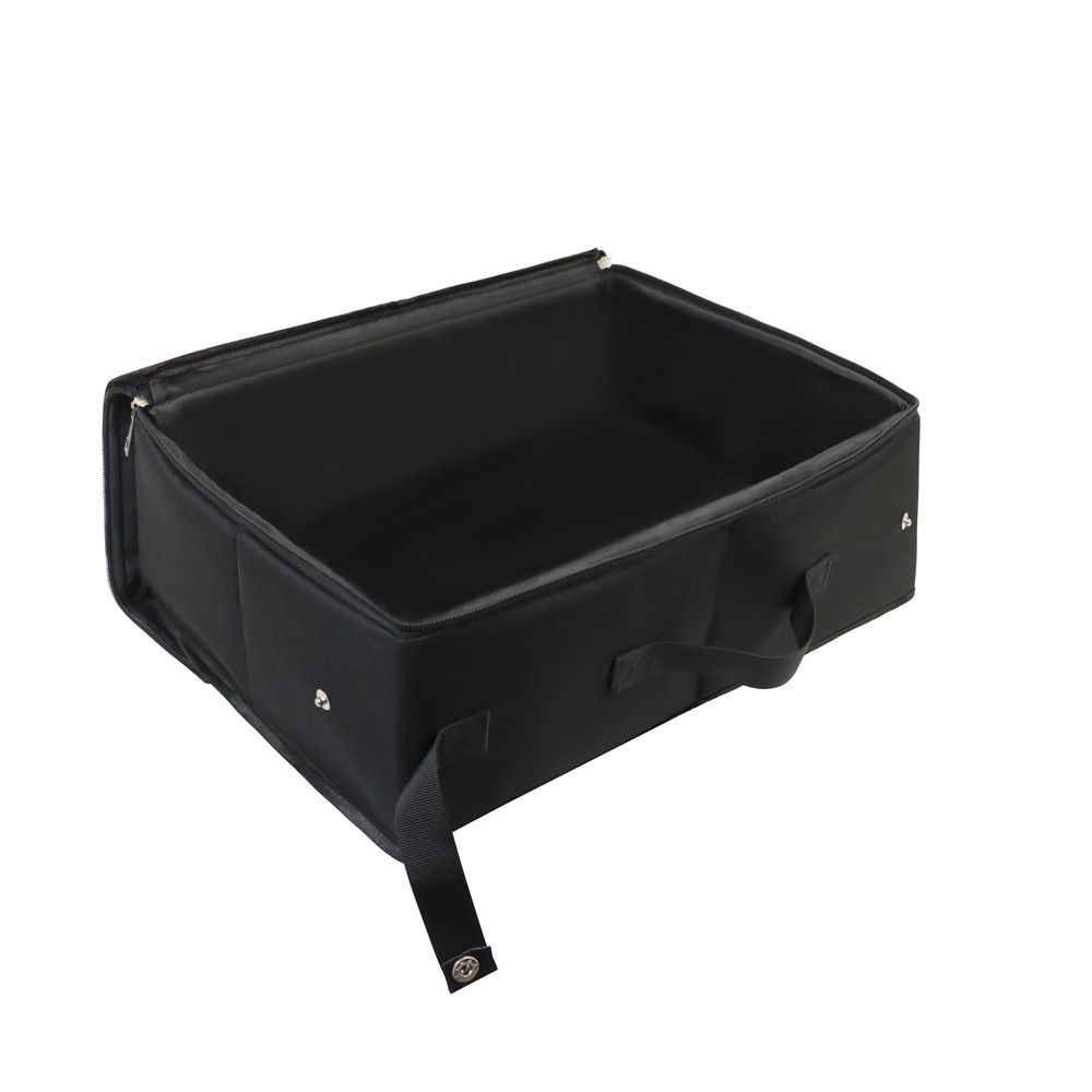 Portable Cat Travel Litter Box with Zipped Lid, Foldable Travel Litter Box, No Leakage, No Smell, Waterproof, Easy to Carry