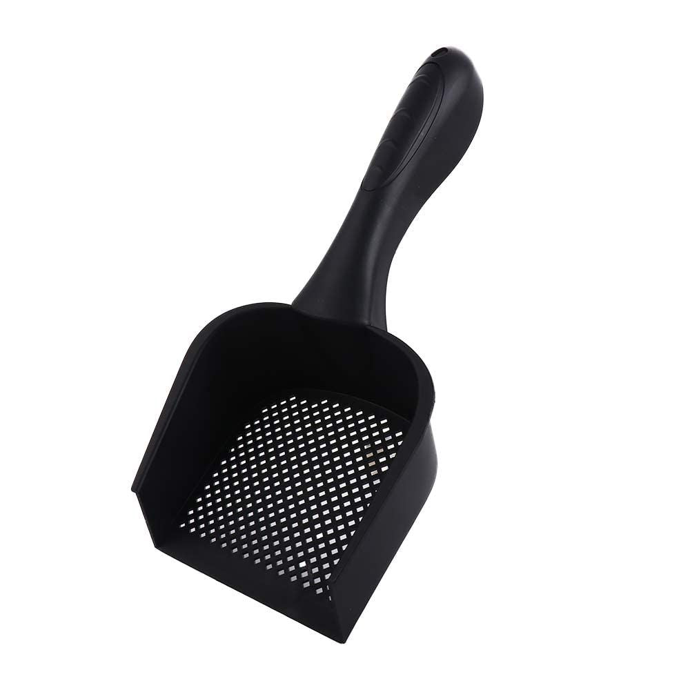 Cat Litter Scoop Small Hole,Cat Litter Scoop with Handle,Litter Cleaner Scoop,Portable Integrated Cat Litter Scooper