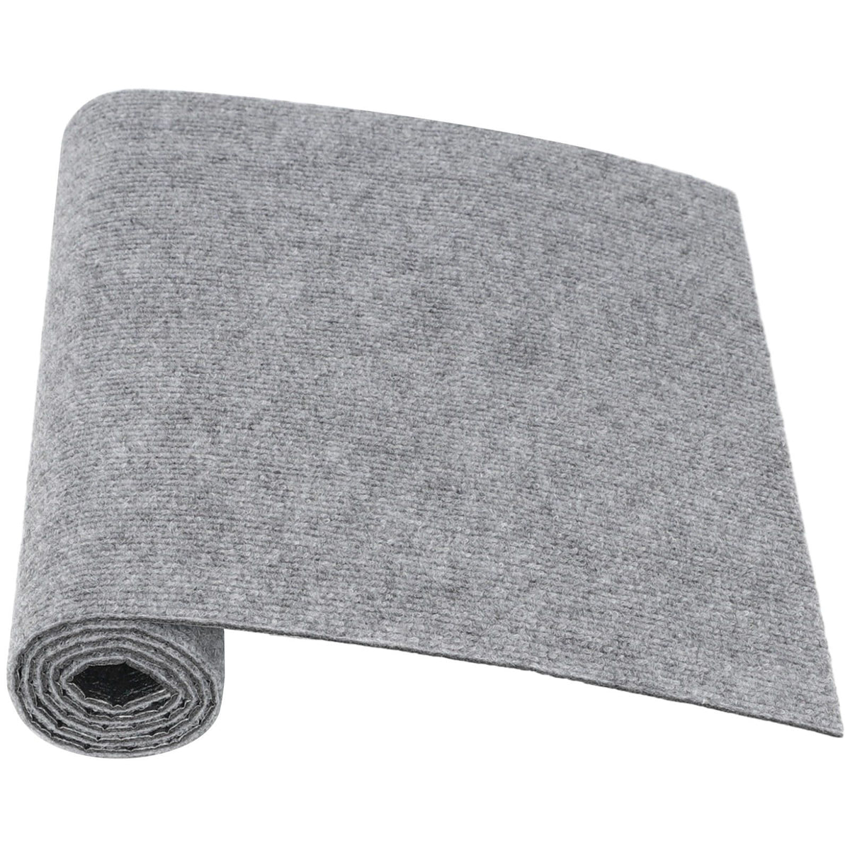 DIY Trimmable Self-Adhesive Carpet, 15.7 x 39.4 in, Soft Polyester, Sound Dampening & Anti-Slip, Gray Cat Scratch Couch Furniture Protector for Floors, Sofas, Stairs