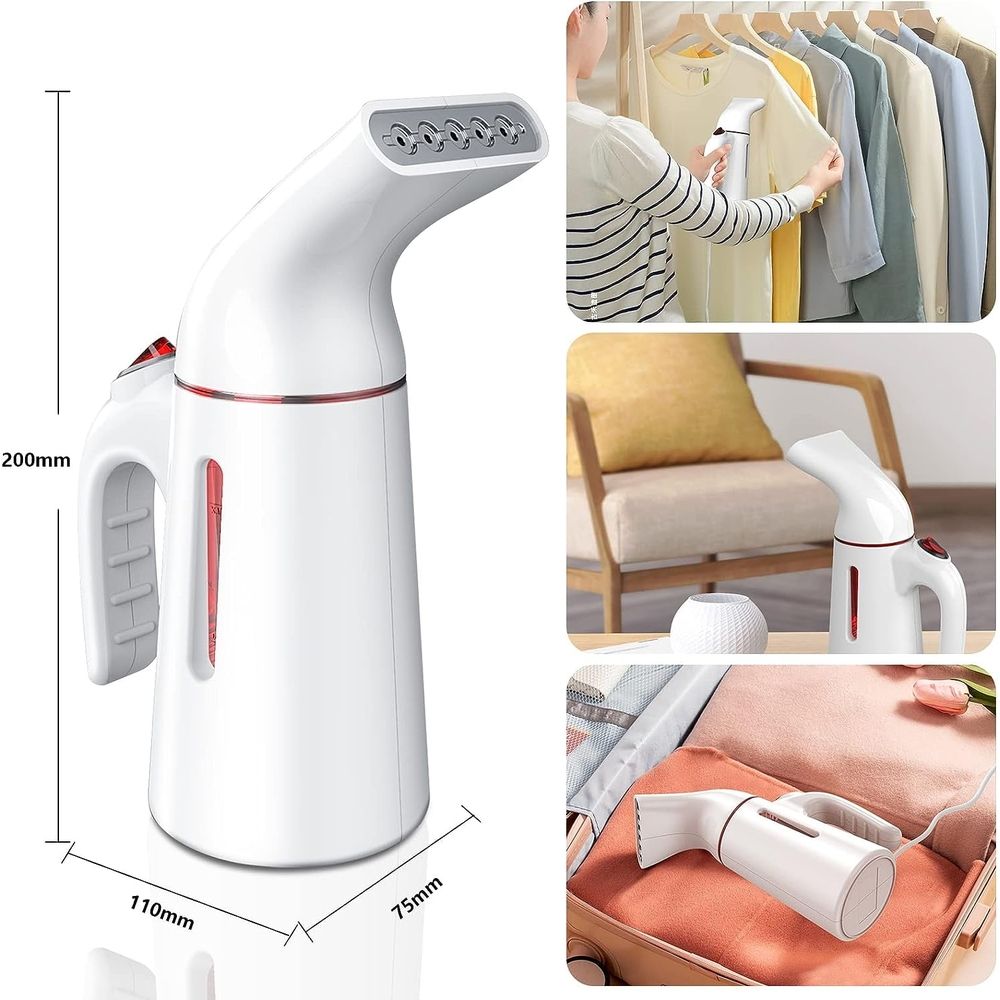 Steamer for Clothes, 700W Powerful Handheld Garment Steamer, Portable Travel Steam Iron, 150ml Water Tank