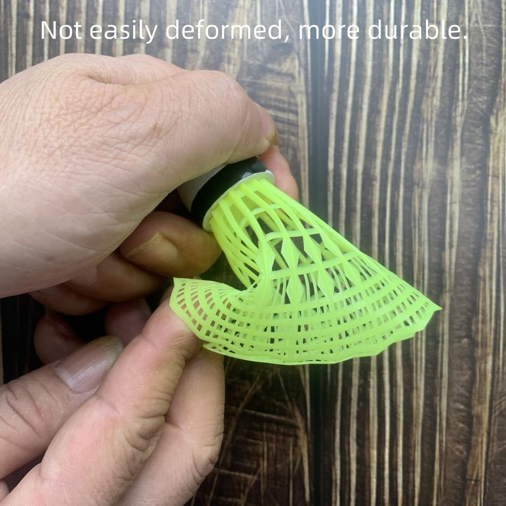 12 Pack Nylon Badminton Shuttlecocks Birdies,Nylon Feather Shuttlecocks for Badminton with Stable & Durable,Ideal Hitting Practice for Youth Players Indoor and Outdoor