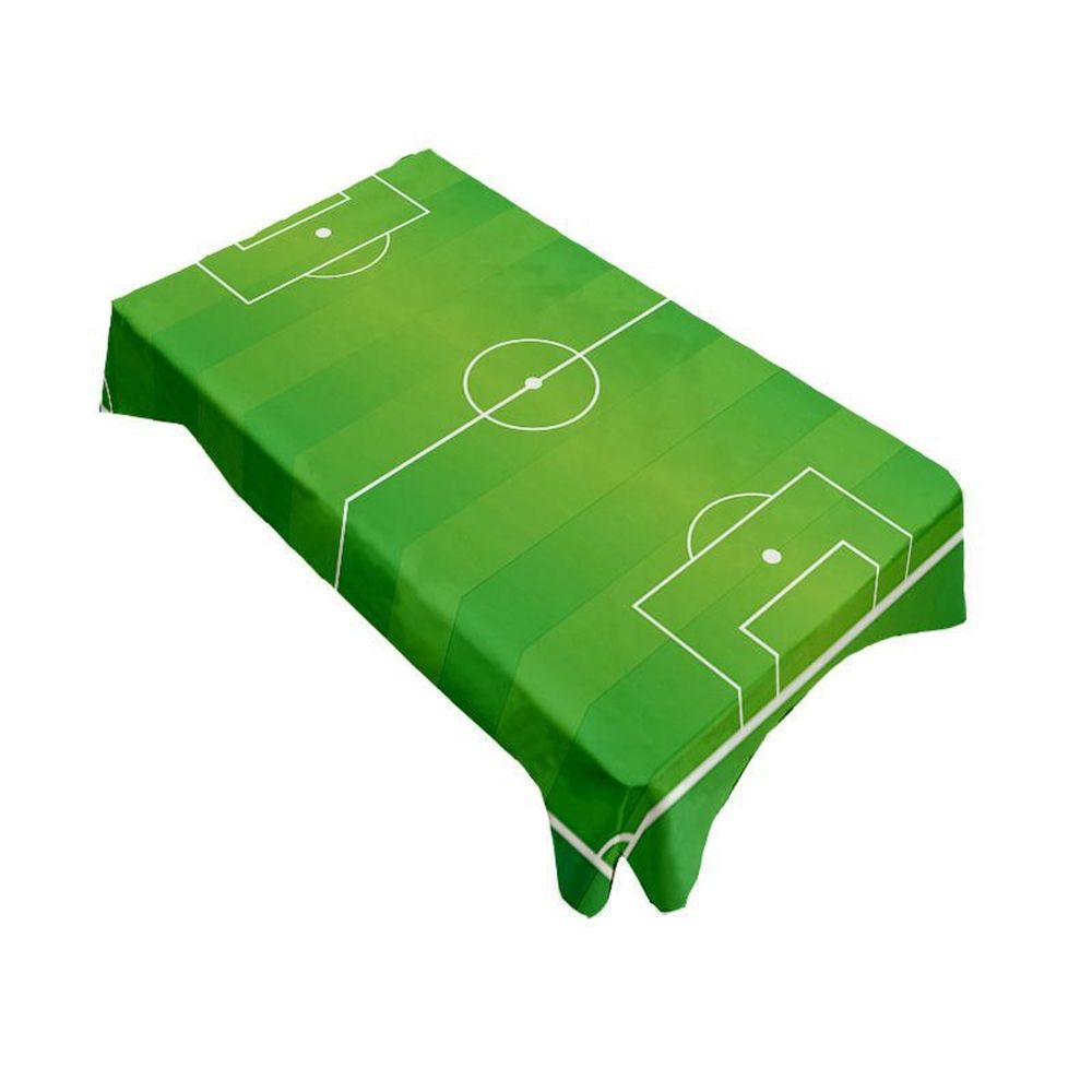 Football Soccer Party Tablecloth Polyester Sport Theme Decoration for Birthday Game Day Dining Table Cover