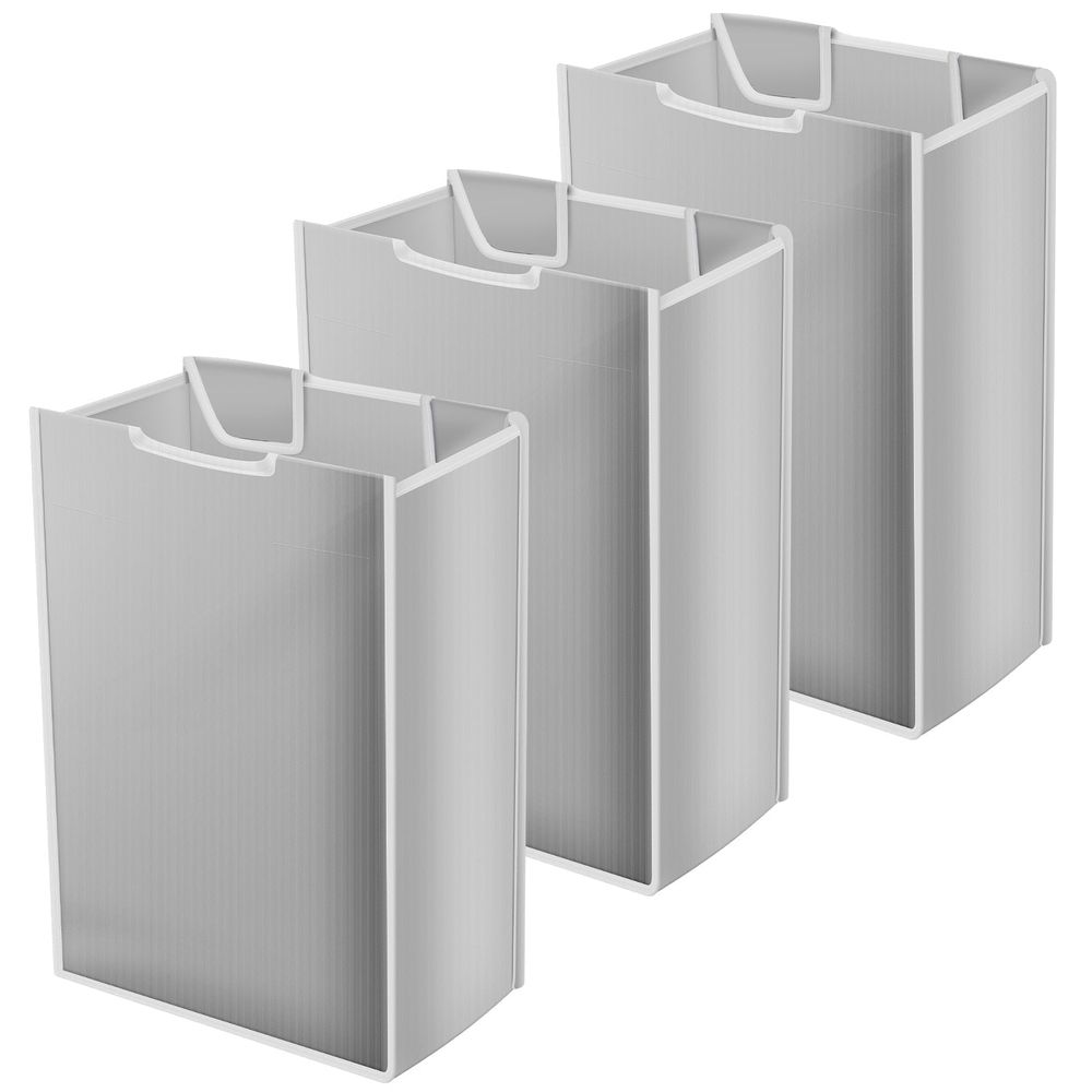 3Pcs Laundry Hamper Cart Large Capacity Replacement Bags High Load Bearing Capacity Removable Replacement Bag 15 x 9 x 22 Inch
