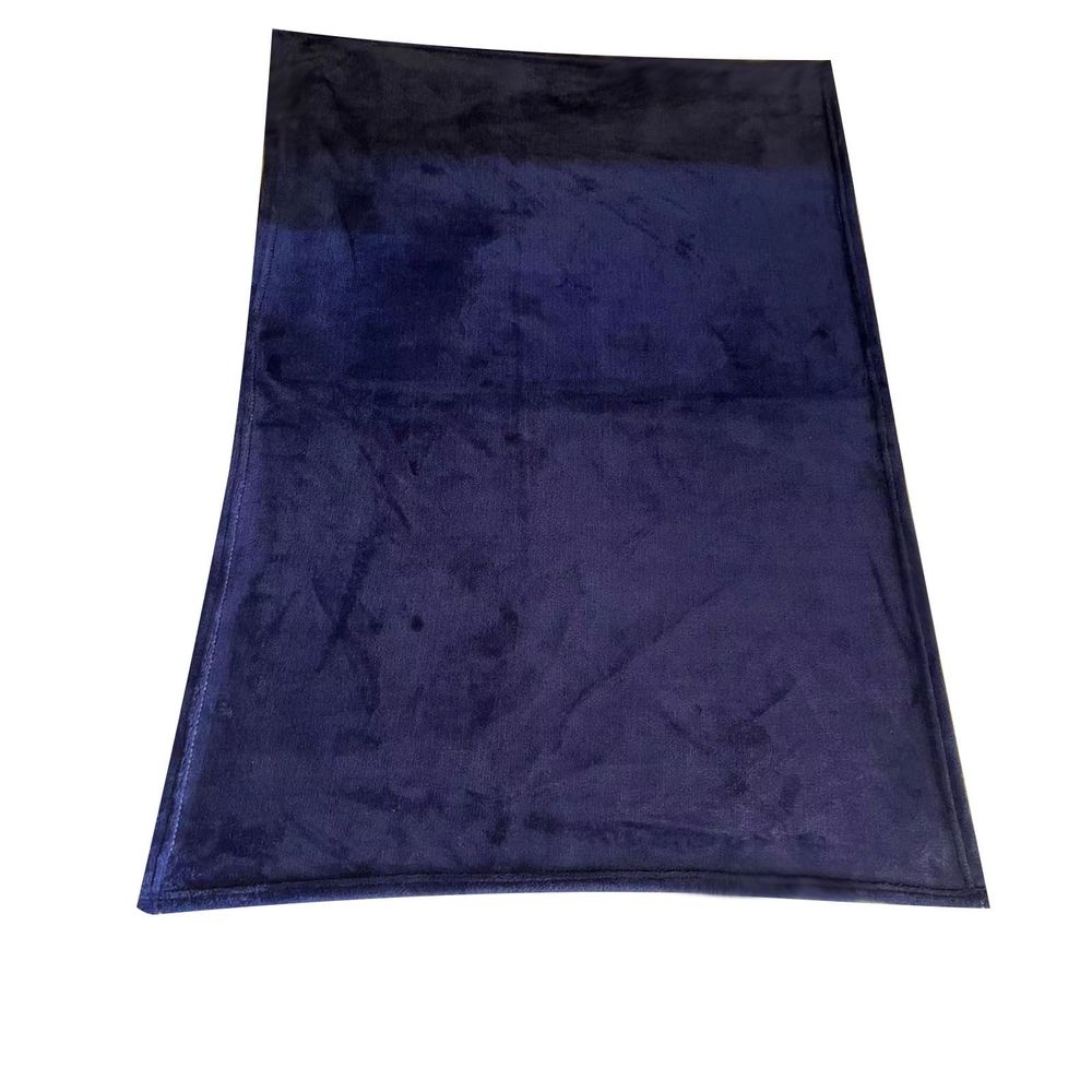 Fleece Blanket Super Soft Plush Throw Blanket, 27.5" x 19.6" Cozy Fuzzy Bed Blankets, Comfy Microfiber Flannel Blankets for Couch, Bed, Sofa (Navy)