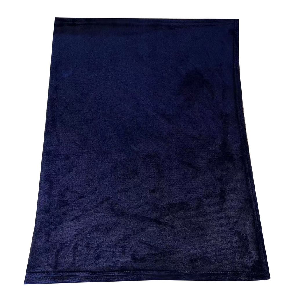 Fleece Blanket Super Soft Plush Throw Blanket, 27.5" x 19.6" Cozy Fuzzy Bed Blankets, Comfy Microfiber Flannel Blankets for Couch, Bed, Sofa (Navy)