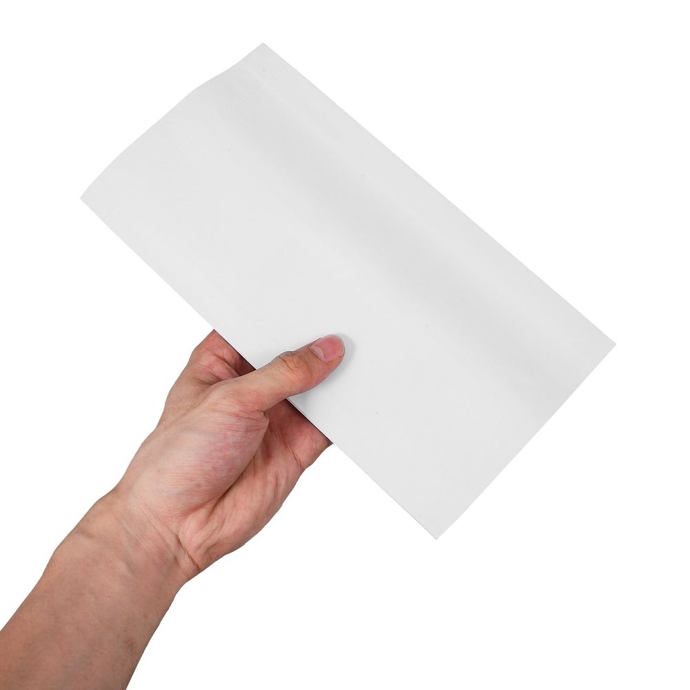 100pcs Disposable Auto Trash Bags White Paper Car Garbage Bags for Travel and Train Use