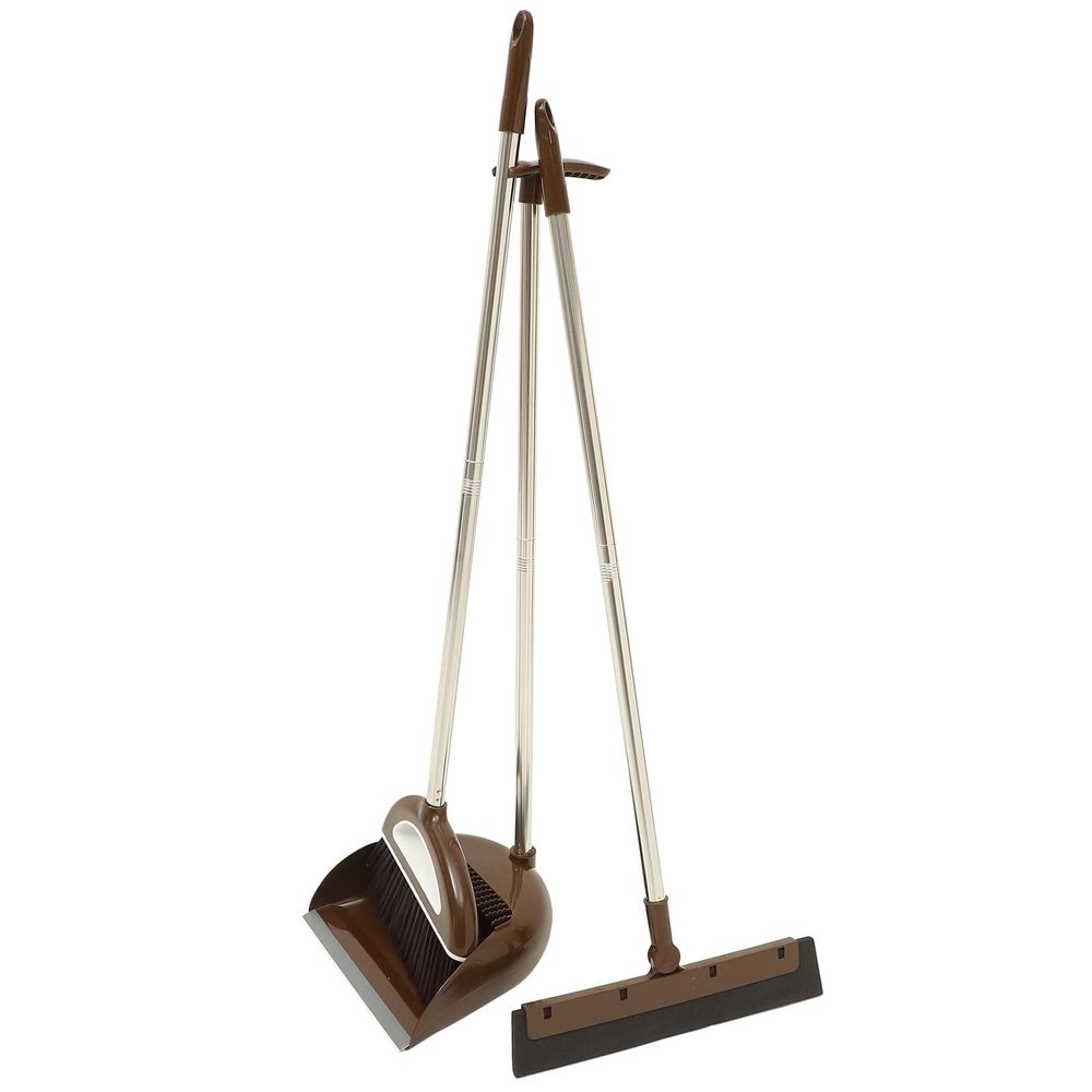 1 Set of Household Broom and Dustpan Lightweight Broom Dustpan Cleaning Supplies