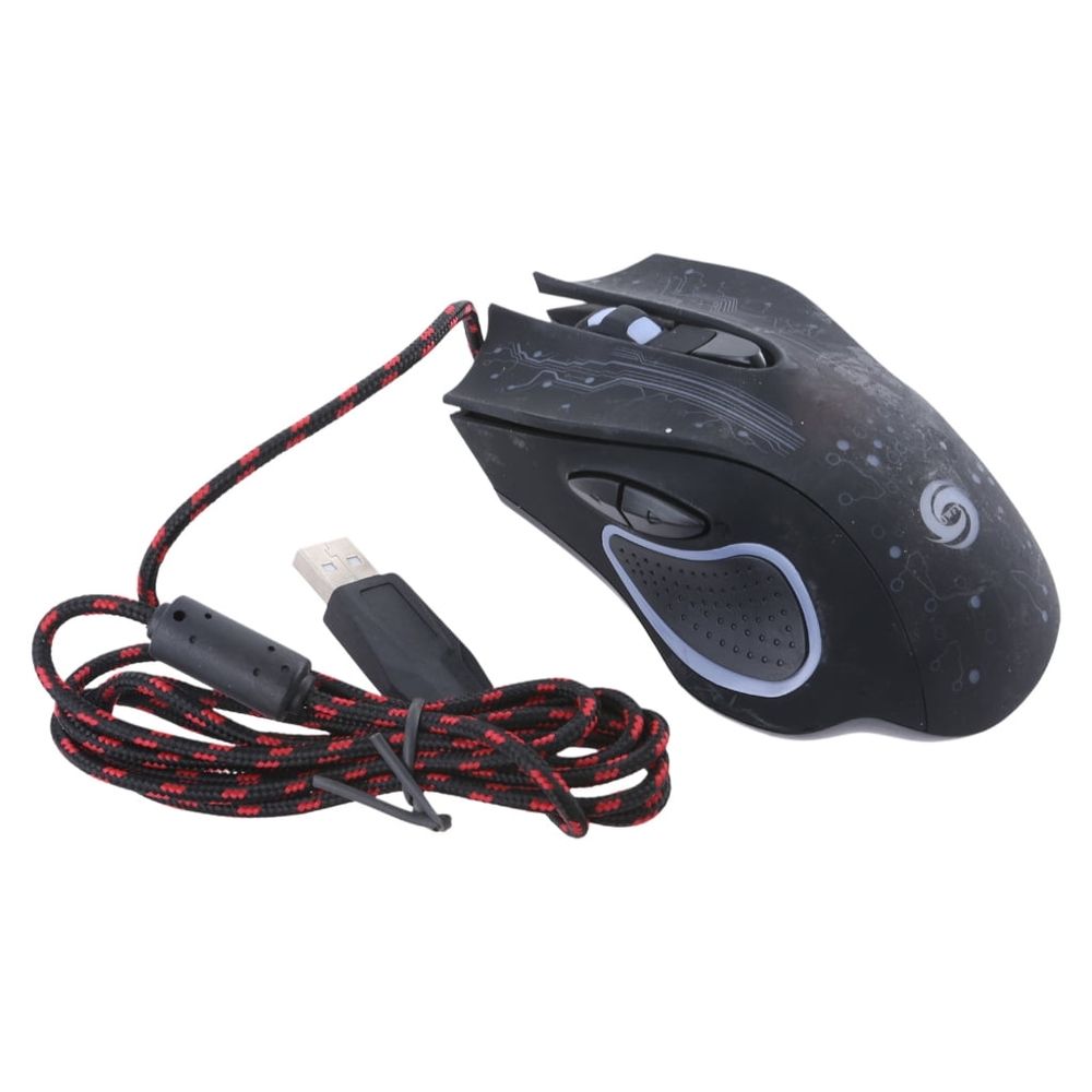 Gamer Gaming Mouse 3200DPI Adjustable Optical LED Computer Mice USB Cable Ergonomics Design Mause