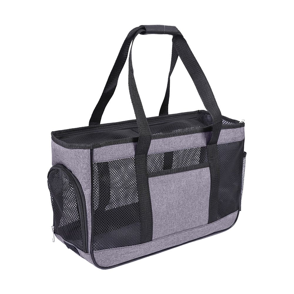 Portable Pet Carrier Bag Soft Mesh Travel Bag for Small Pets Under 13lb Breathable Design Lightweight and Ventilated Ideal for Shopping Walking and Traveling