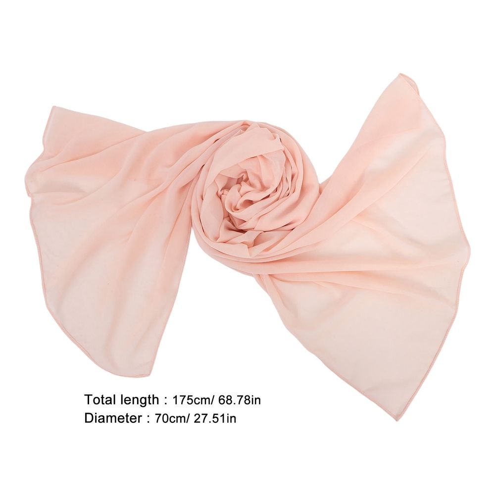 Soft Beige Chiffon Shawl, Elegant Wedding Wrap for Formal Events