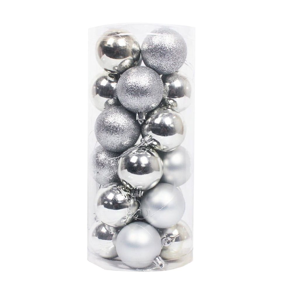 Classic Glossy Christmas Ball Ornaments Set for Holiday Tree Decor Indoor Outdoor Garden Party Living Room Bedroom