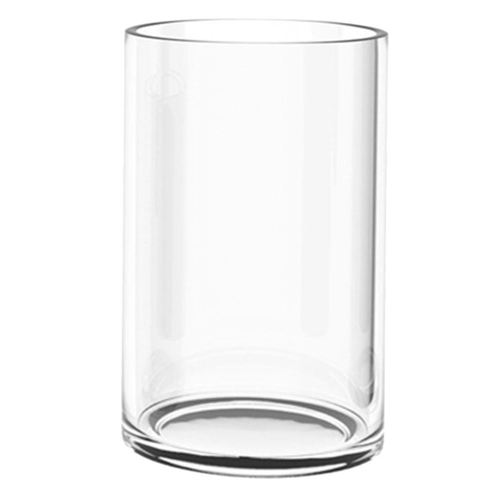 Clear Glass Flower Vase, Modern Transparent Decorative Vase for Home, Living Room, Table Centerpiece and Floral Arrangements