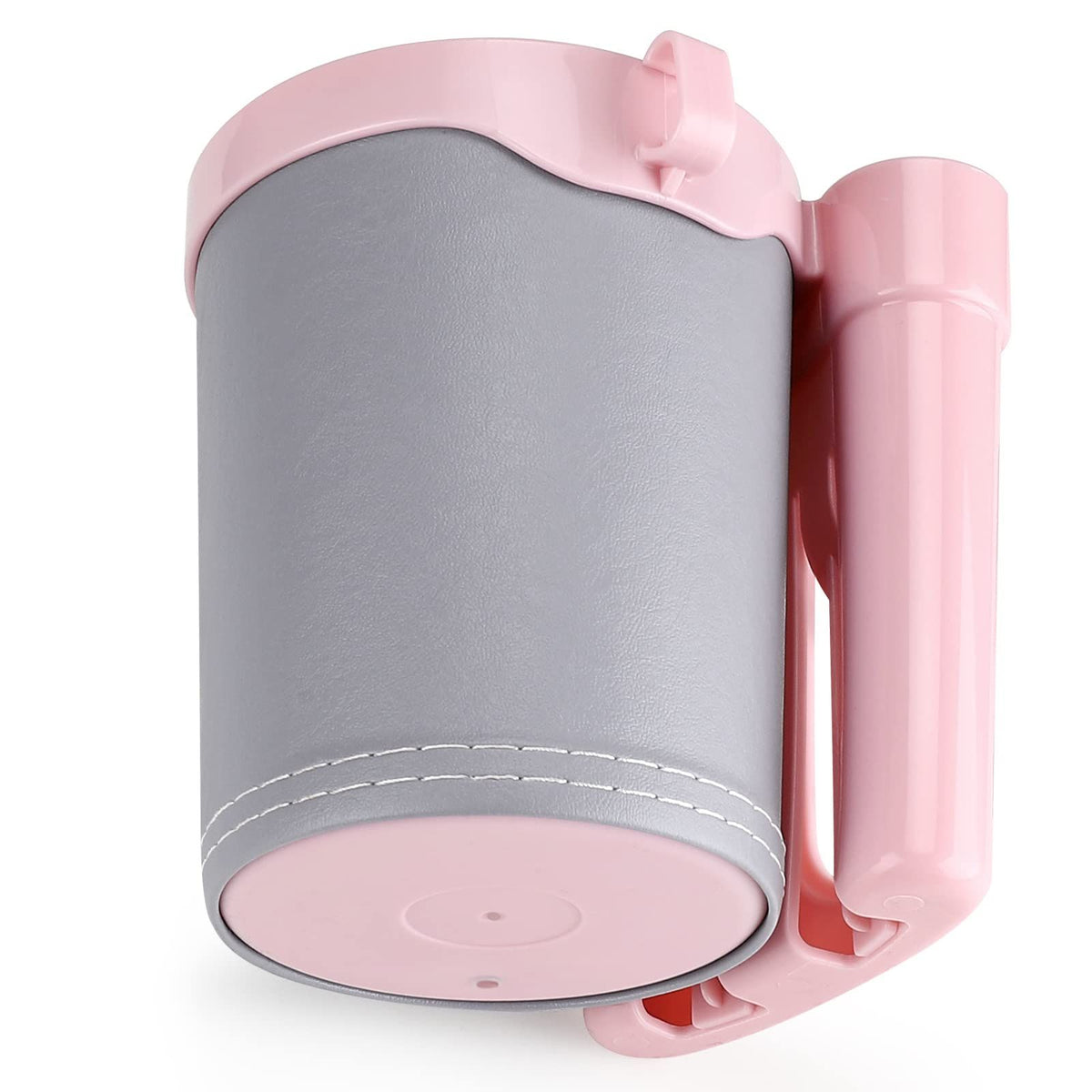 Bike Cup Holder with Cell Phone Holder Key Holder for Bicycle Motorcycle Scooter Scooters, Grey Pink Grey Pink