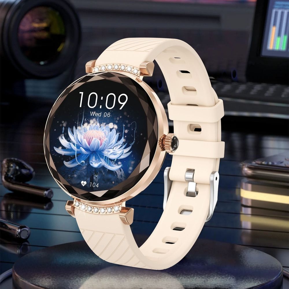 Smart Watch, Smart Watches for Men, Ms. Nx7 Pro Smartwatch Bluetooth Call HD Screen Custom Dial Meter Watch, Smart Watches for Women(Silver)