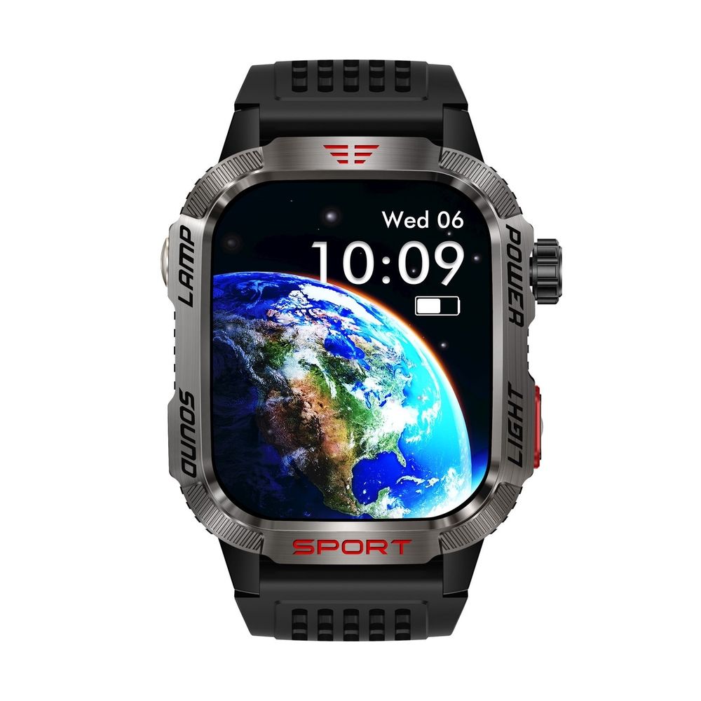 Smart Watch, Smart Watches for Women, HT29 Smartwatch Outdoor Sports LED Lamp Banknote Detection Lamp Call Altitude Barometric Pressure Bracelet, Smart Watches for Men(Yellow)