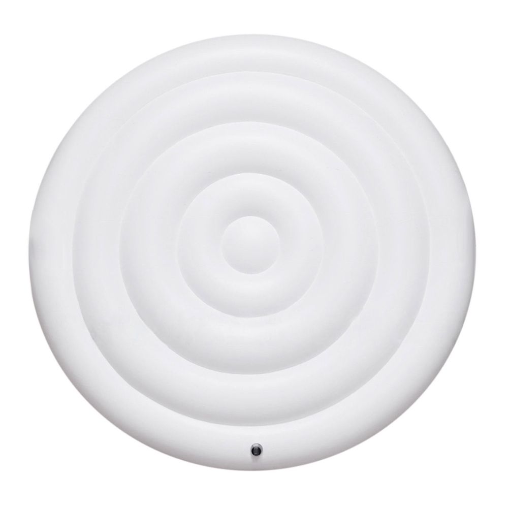 Round Inflatable Hot Tub Cover, Outdoor Windproof Rain-Proof Energy Saving Lid, Foldable Protective Rain Overflow Cover for Outdoor Inflatable Hot Tubs