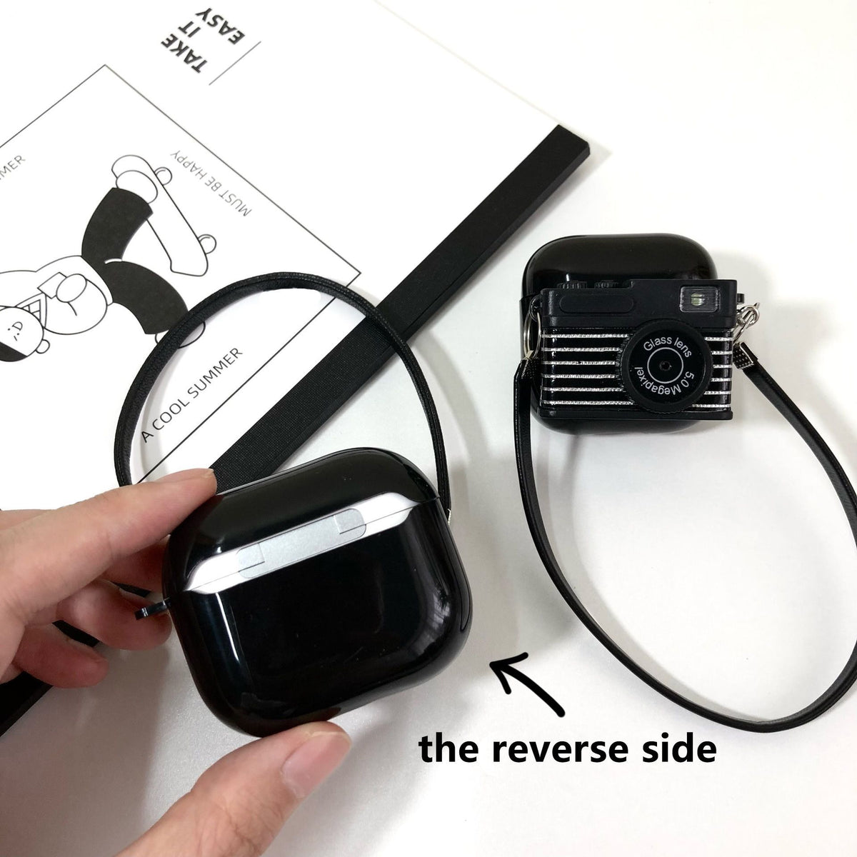 Retro luminous and sound-emitting camera Apple AirPods 1/2