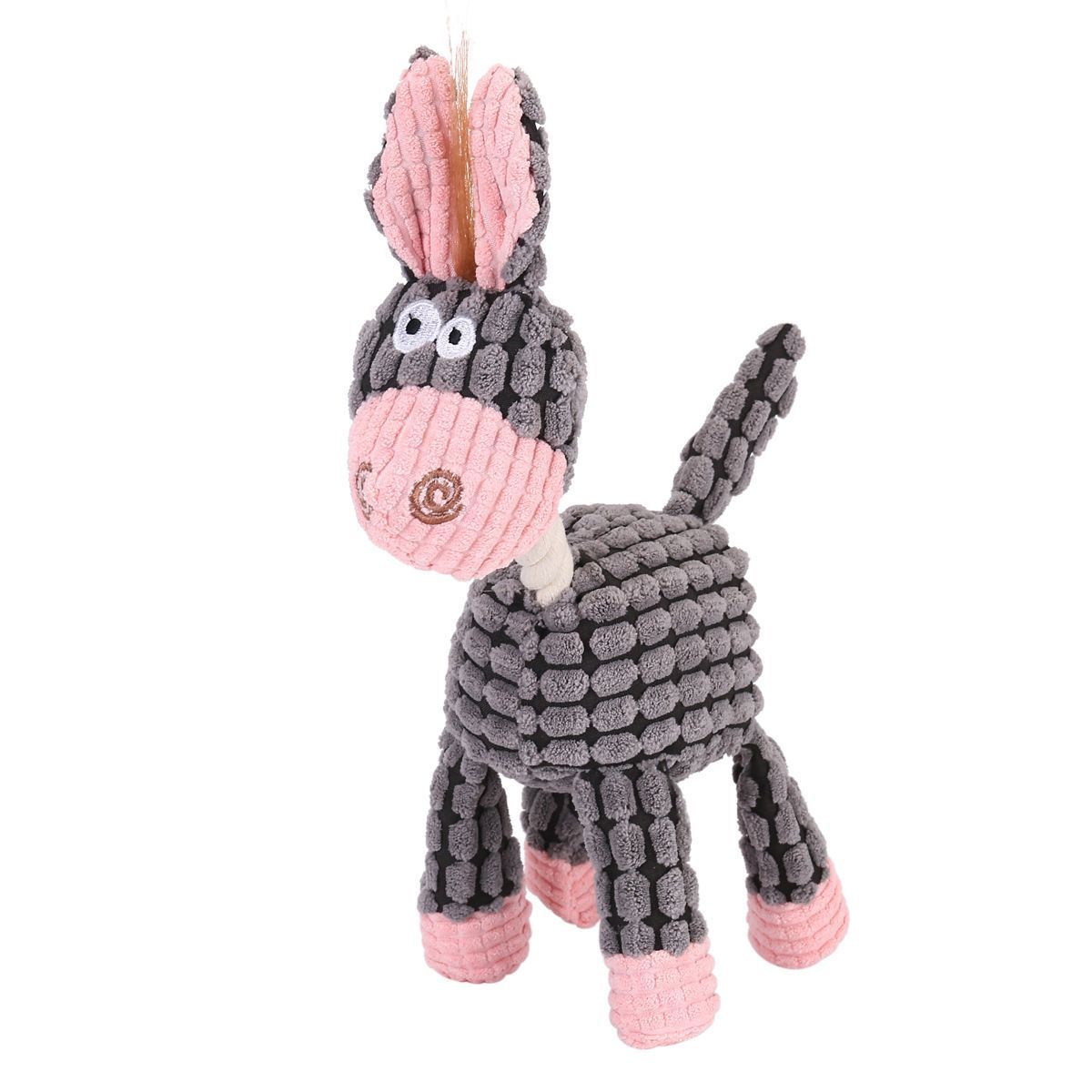 Small & Large Plush Ducks with Rope Carrot