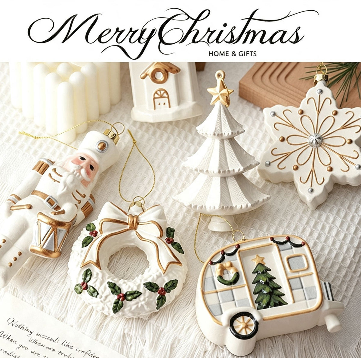 Festive Hanging Decor for Christmas and Halloween, Chimney House Shaped Ornament, Party Scene Layout Accessory