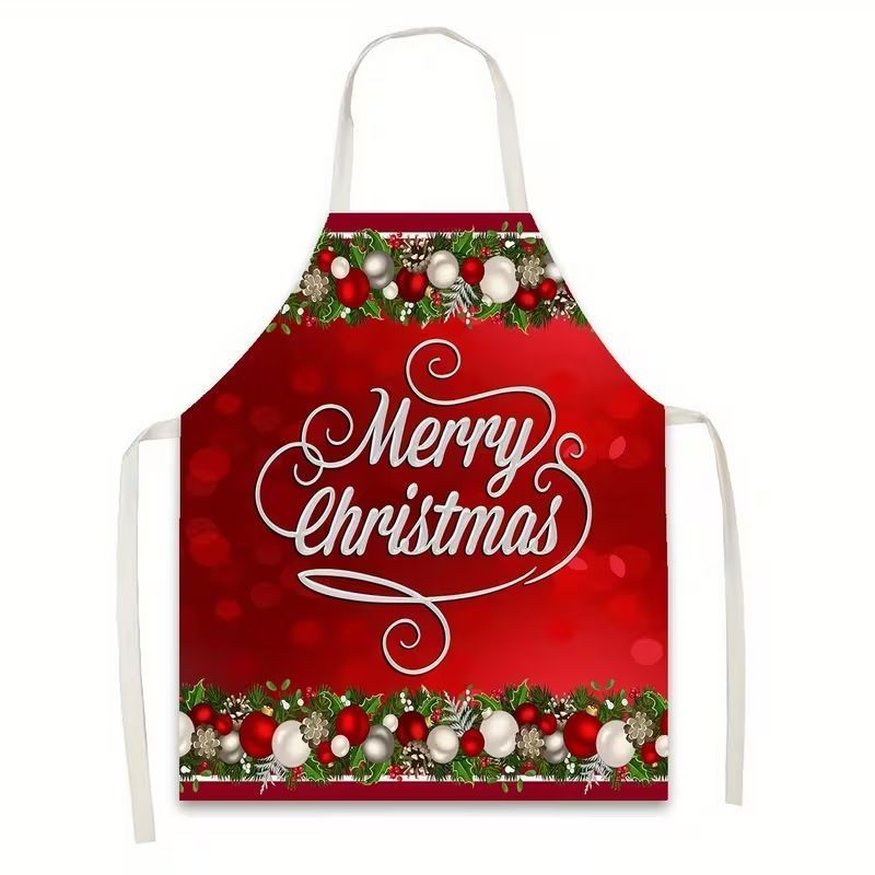 Candy Christmas & Halloween Apron, 56x45 cm Light Cotton Linen, lightweight and breathable, standard fit, quick-drying material, easy to clean after spills.