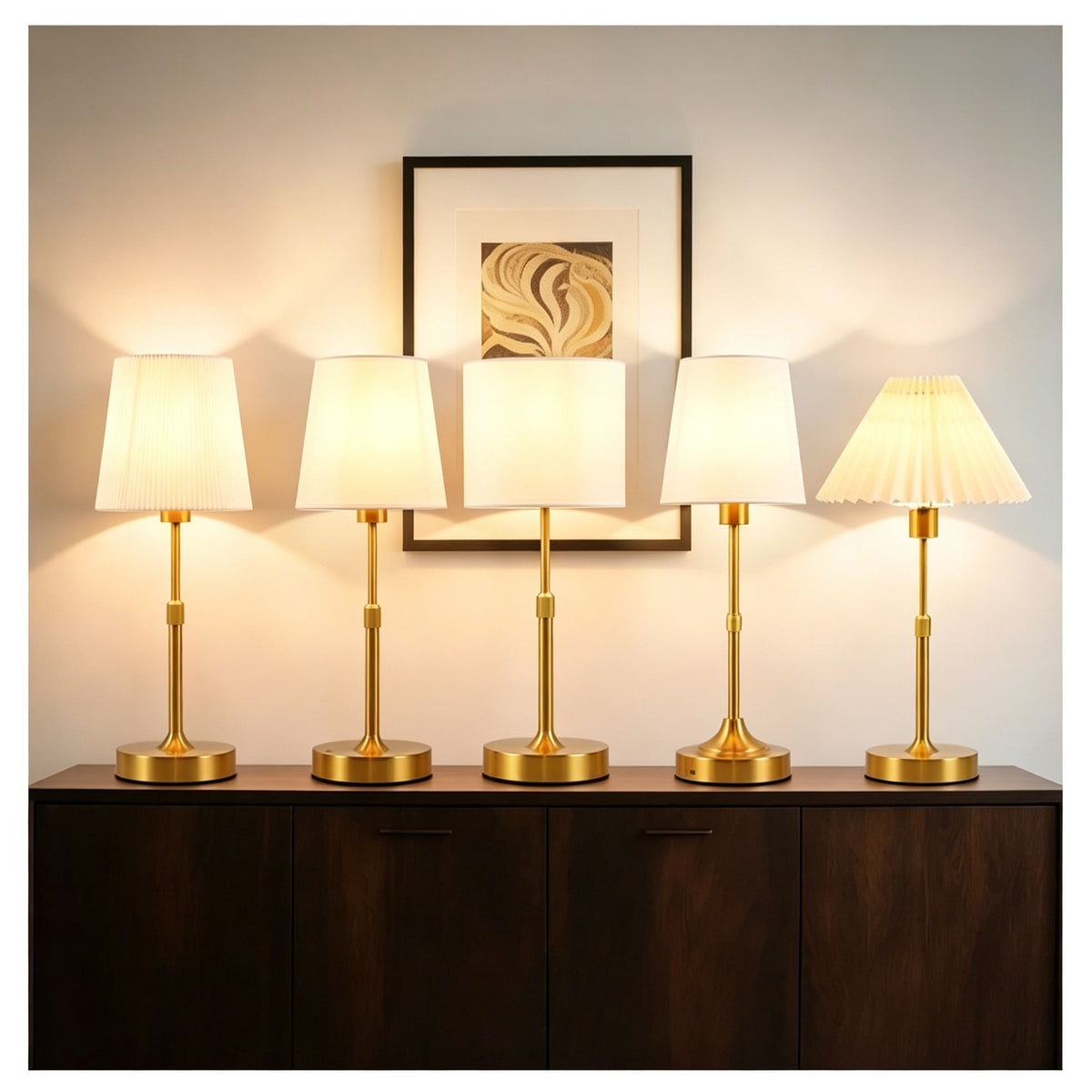5200mAh Gold D1 Retractable Fabric Lamp | Christmas Premium Decor Gift