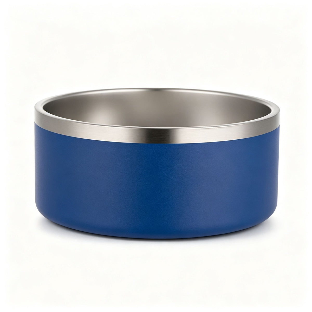 100oz 304 Stainless Steel Cat Dog Bowl | Extra Large Double Wall Pet Bowl | Non-Slip Premium | Dark Blue | for Giant Dogs & Multi-Pet Homes | Christmas Premium Large Feeder