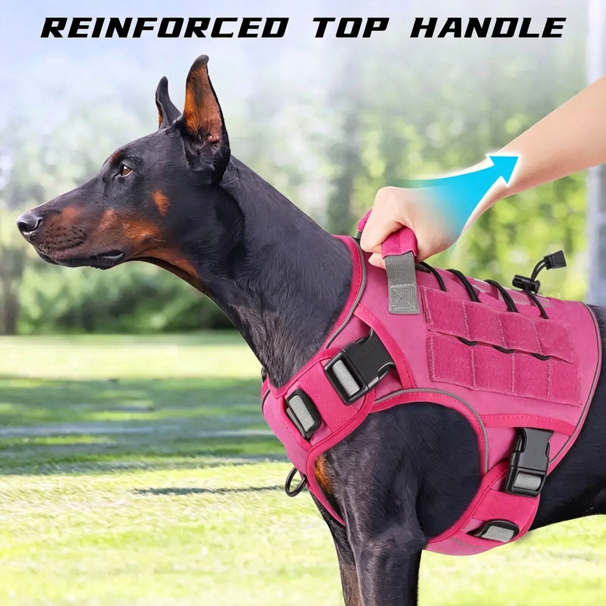 Orange S | Waterproof Outdoor Dog Vest Harness | Christmas Visibility Walk Gift | for Small Medium Dogs