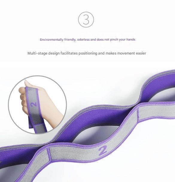 10 Grid Pink | Intermediate Fitness Resistance Band | Christmas Adult Strength Gift | for Gym Body Shaping Workout