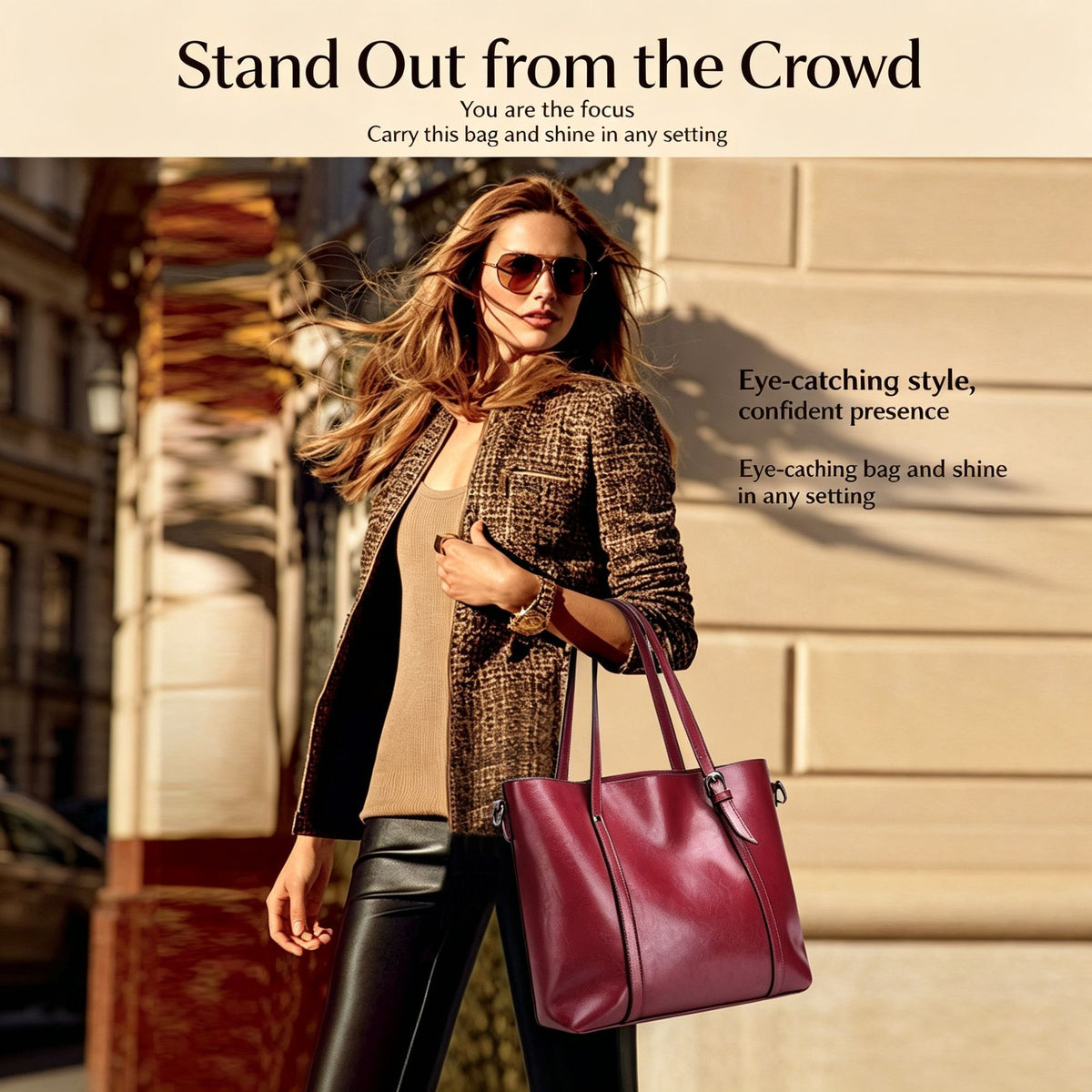 Green | Fashion Minimalist Women's Tote Bag | Christmas Vintage Commute Gift | Large Capacity Shoulder Crossbody Handbag