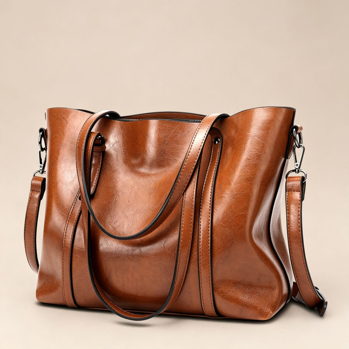 Grey | Sleek Premium Women's Tote Bag | Christmas High-End Commute Gift | Large Capacity Minimalist Shoulder Crossbody Bag