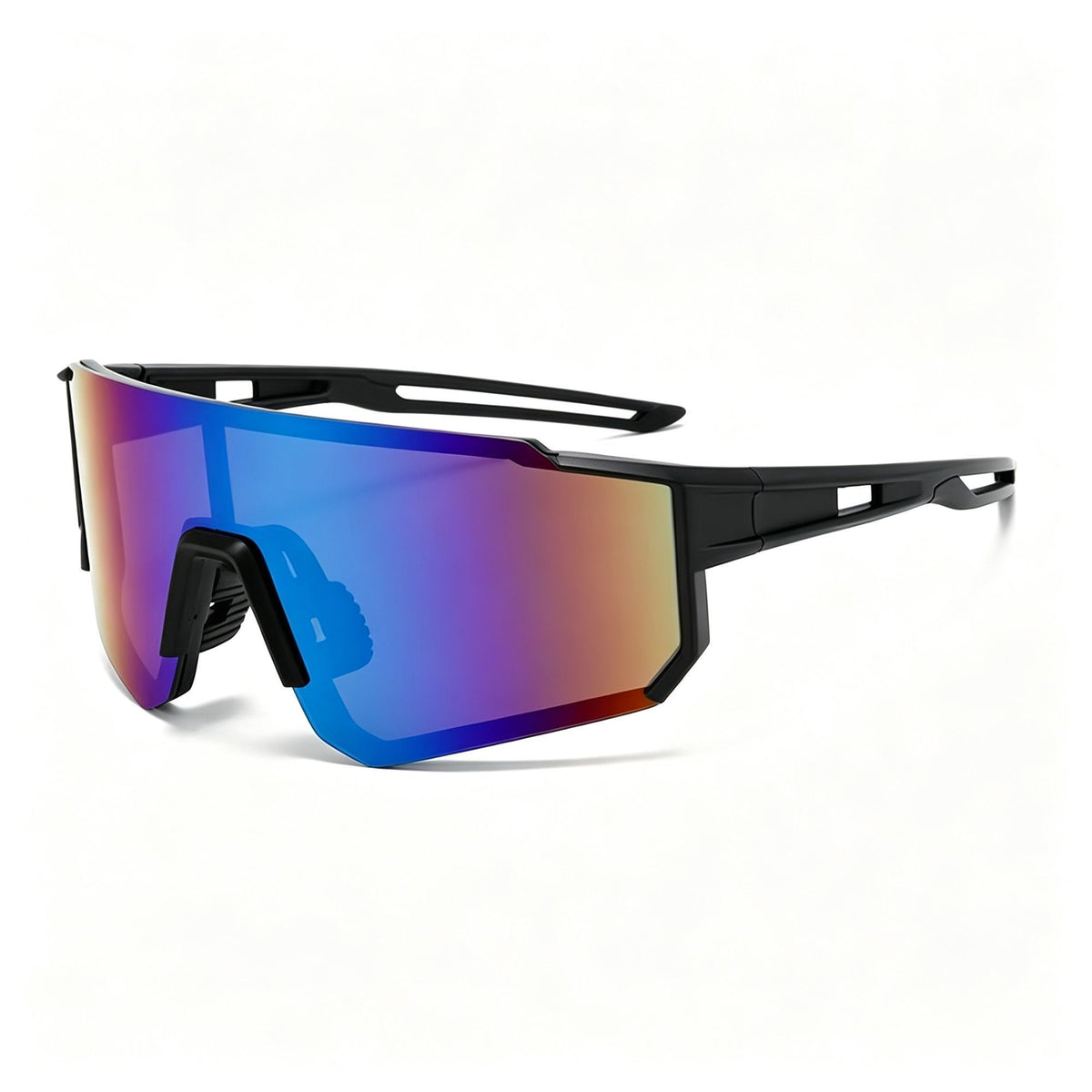 Black Frame Blue Mercury | Stylish Cycling Mirror Sunglasses | Christmas Cool Rider Gift | Reflective Glare-Resistant Outdoor Sports Goggles