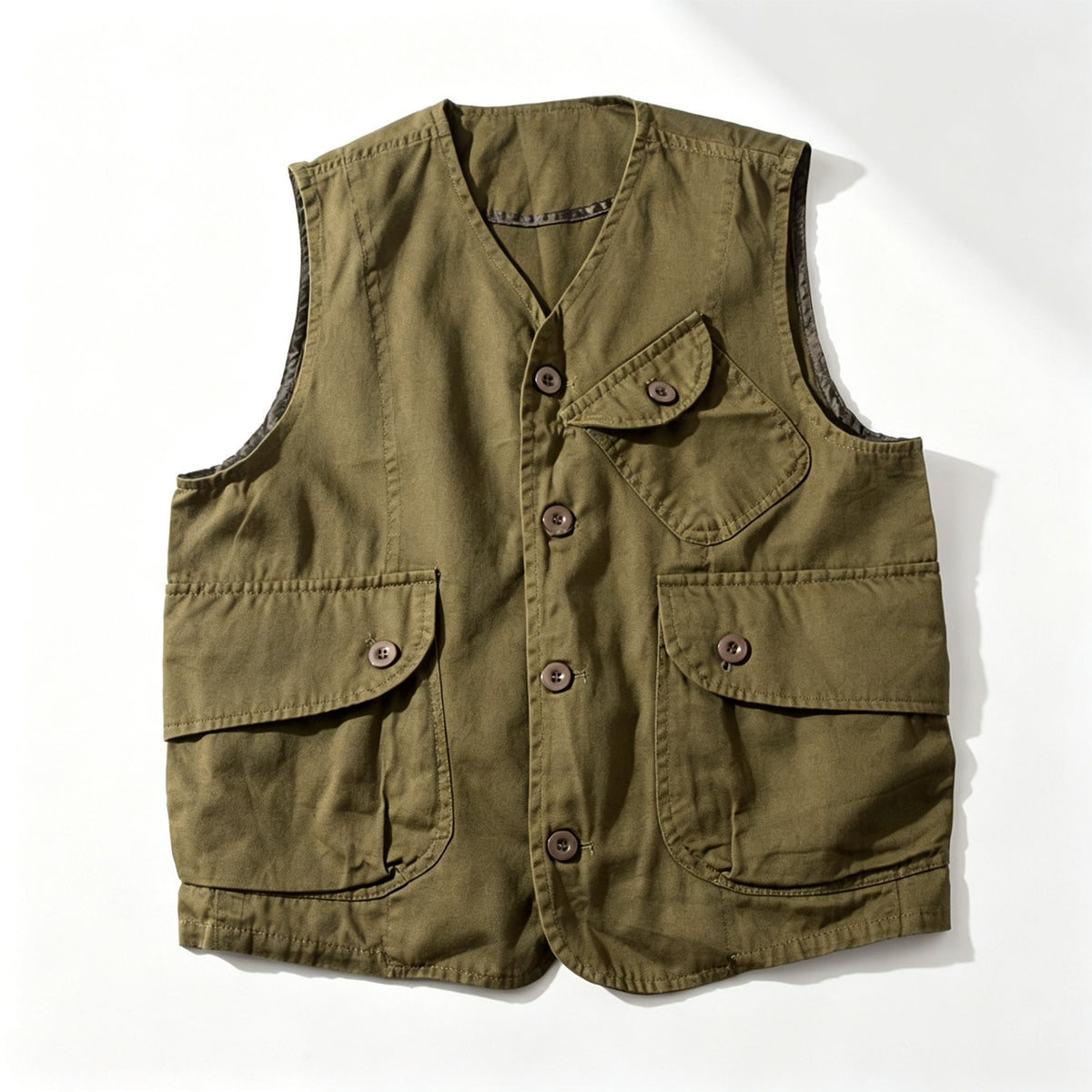 Green Size XL | Outdoor Utility Vest | Christmas Roomy Windproof Gift | Unisex Wind-Resistant Loose Sleeveless Vest