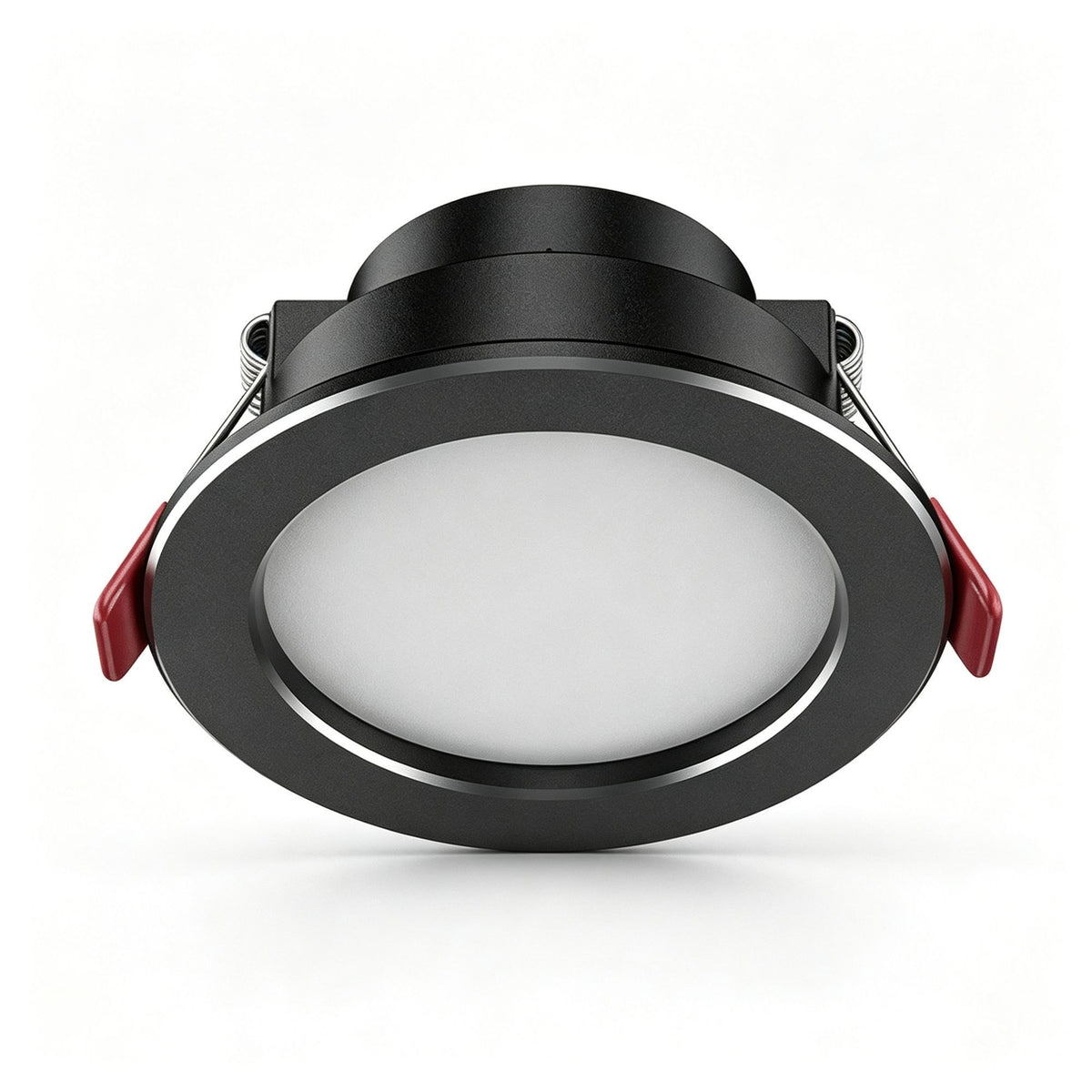 Black Silver Flagship Full Spectrum 98 CRI 7W Cool White | Recessed LED Downlight | Christmas High-CRI Contrast Gift | Two-Tone Full Spectrum Bright Ceiling Light
