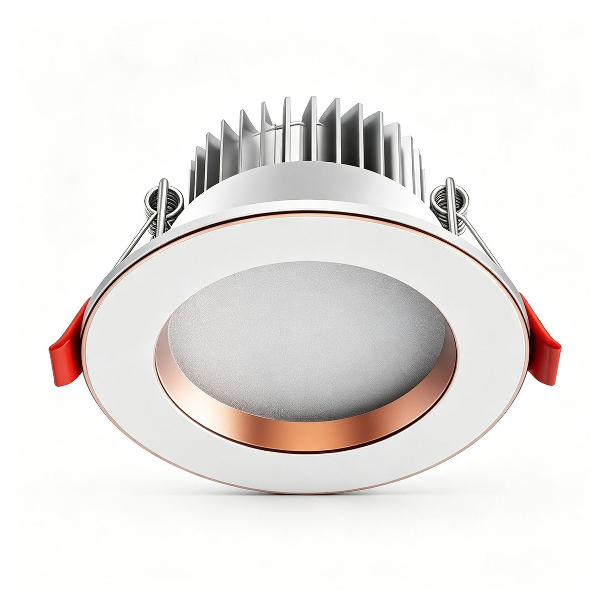 2 Pack Platinum White Full Spectrum 98 CRI 5W Neutral White (Cutout 6.5-8.5cm) | Recessed LED Downlight | Halloween Mini Natural Light Gift | Small Full Spectrum Soft Light Ceiling Lamp