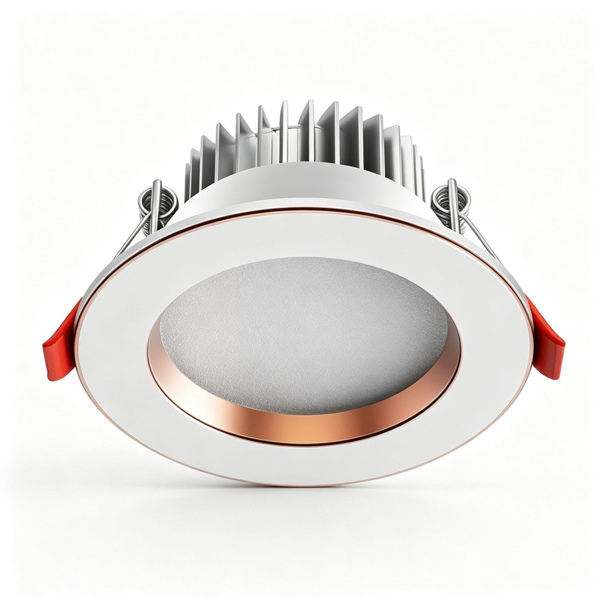 4 Pack Platinum White Full Spectrum 98 CRI 5W Tri-Color Dimmable (Cutout 6.5-8.5cm) | Recessed LED Downlight | Christmas Mini Eye-Care Gift Set | Small Size High Color Rendering Ceiling Light