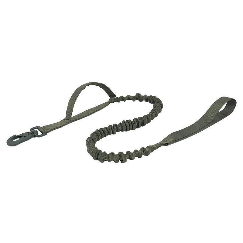 Nylon Dog Collar Leash for Outdoor, Thickened Puppy Neck Collar with Comfortable Grip Handle, Dark‑Green Leash XL, Christmas Pet Outdoor Accessory Gift