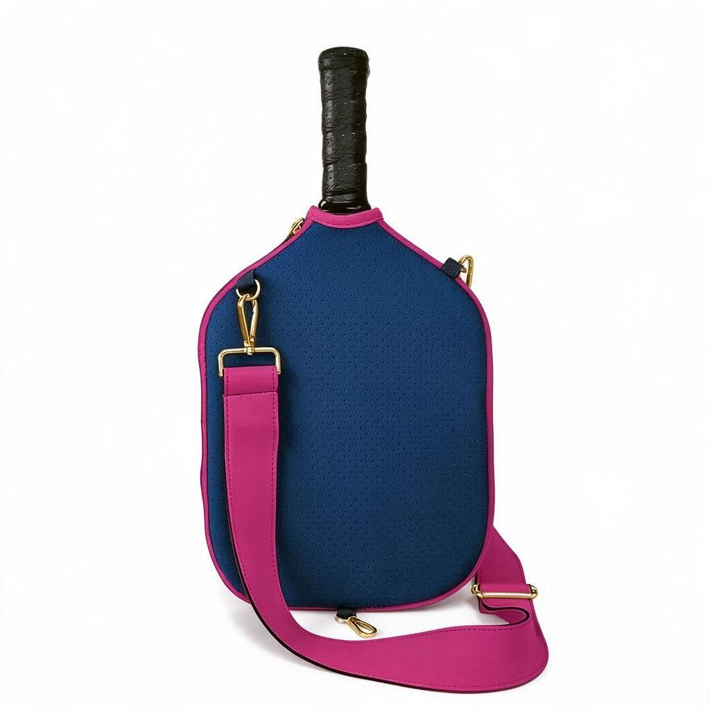 Pickleball Paddle Cover Neoprene Waterproof Shoulder Bag P01 31x24cm Outdoor Sports