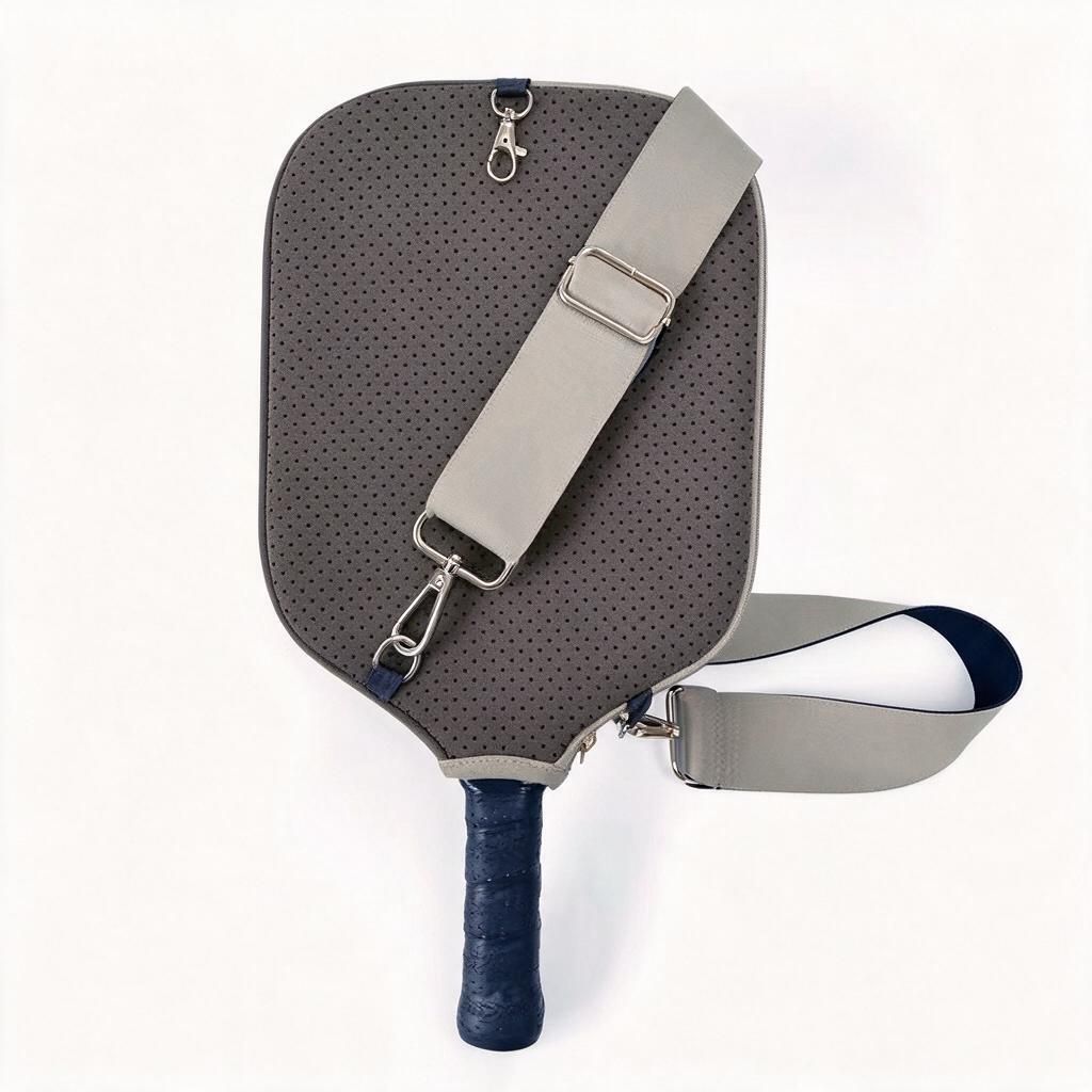 Pickleball Paddle Cover Neoprene Waterproof Shoulder Bag P01 31x24cm Outdoor Sports
