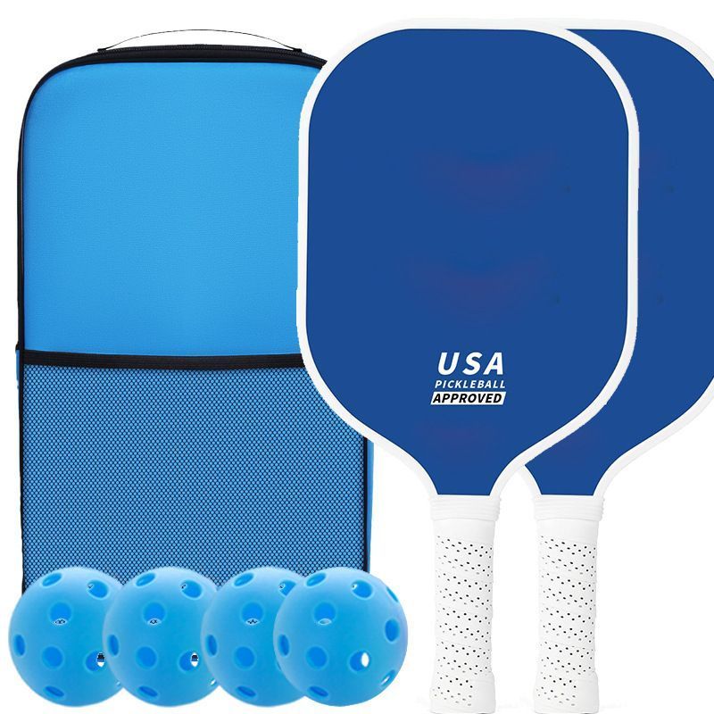 Glass Fiber Pickleball Paddle Set, Minimalist Style 01